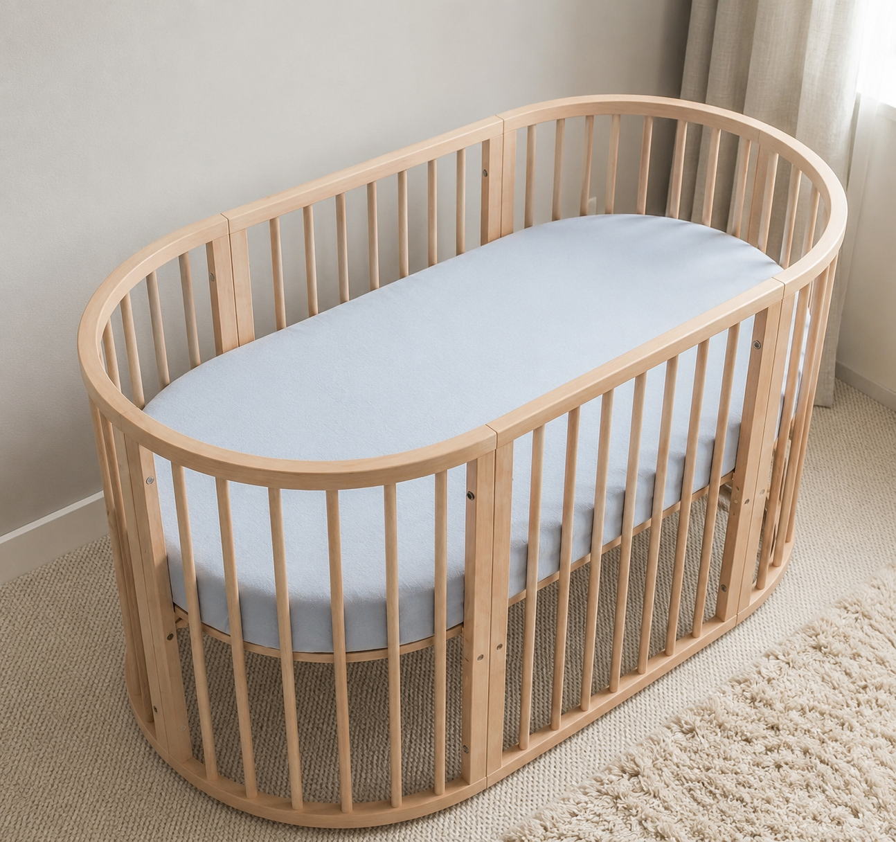 Waterproof Bamboo Cot Sheets Bublotte