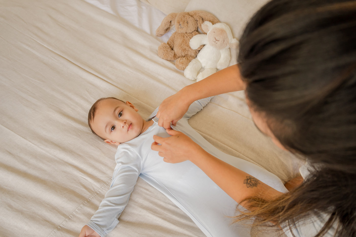Magnetic Baby Sleepsuit — The Classics Bublotte