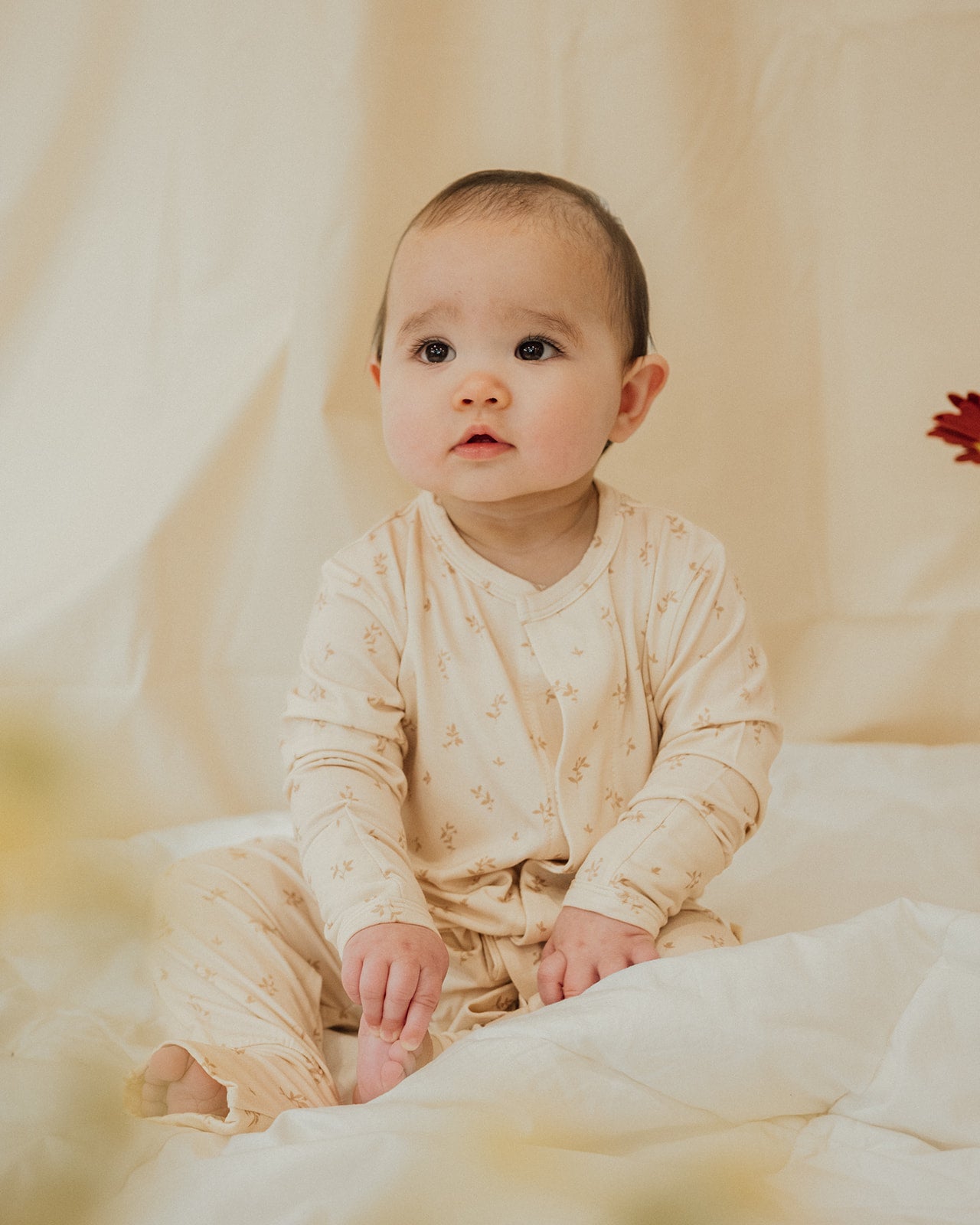 Magnetic Baby Sleepsuit - Still in Bloom Bublotte