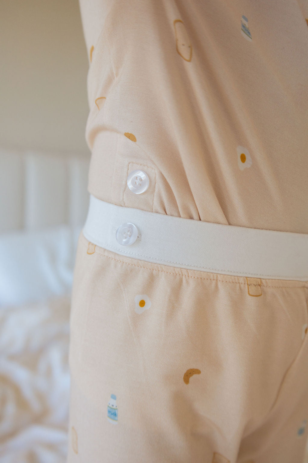 Magnetic Toddler Pyjamas (2-Piece Set) - The Breakfast Club Bublotte