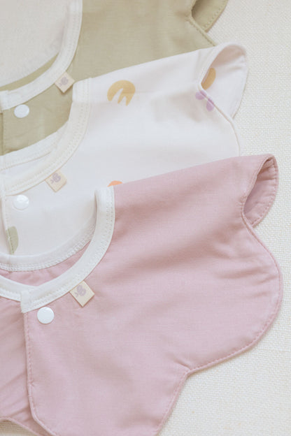 Everyday Waterproof Bibs (Set of 3) - The Gentle Beginnings Edit Bublotte